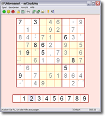 Sudoku mit Markierungen